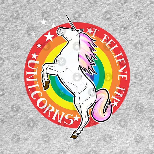 I Believe in Unicorns by Tezatoons